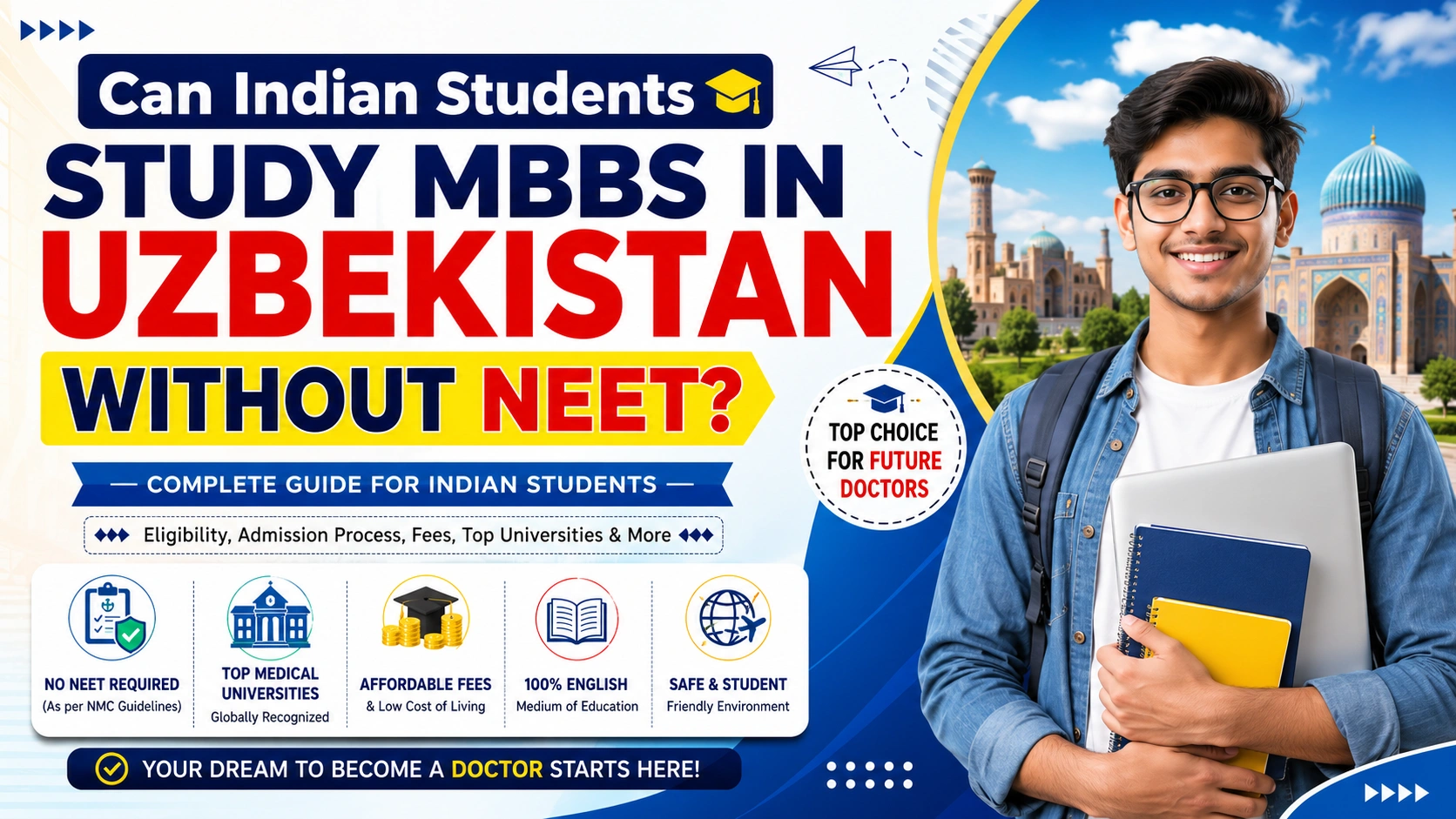 Can Indian Students Study MBBS in Uzbekistan Without NEET? Complete Guide
